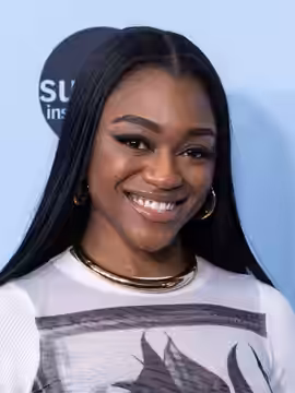 Imani Lewis at the 2025 Sundance Film Festival for the premiere of "Ricky"