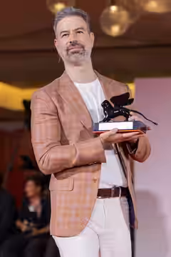 David Pablos, director, editor and screenwriter, at 82nd Venice International Film Festival in Venice, Italy for the film En el camino. (2025)