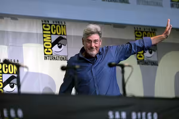 Robert Singer speaking at the 2016 San Diego Comic Con International, for "Supernatural", at the San Diego Convention Center in San Diego, California. Please at