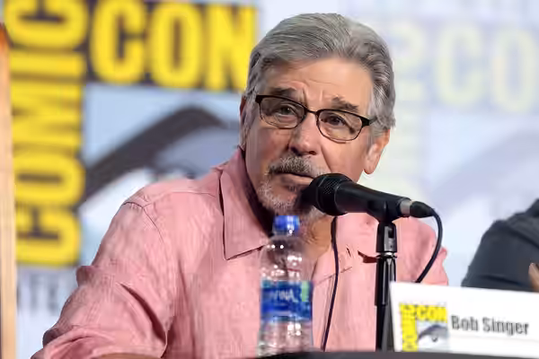 Bob Singer speaking at the 2019 San Diego Comic Con International, for "Supernatural", at the San Diego Convention Center in San Diego, California. Please attri