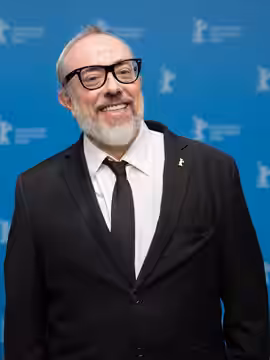 The director Álex de la Iglesia presenting the movie The Bar at the Berlinale 2017
