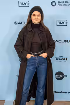 Ciara Bravo, actress, at the 2025 Sundance Film Festival for Last Days