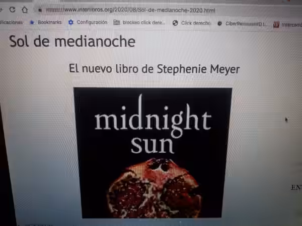 Nuevo libro de Stephenie Meyer, Sol de medianoche (2020)