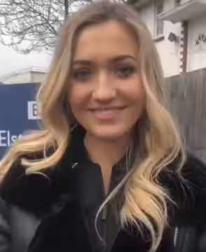 Tilly Keeper at Elstree Studios in April 2019.