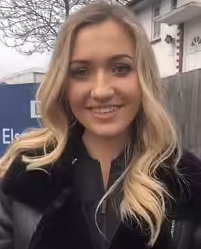 Tilly Keeper at Elstree Studios in April 2019.