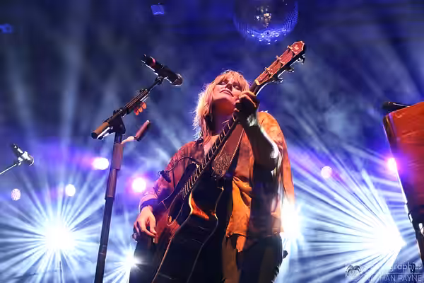 Grace Potter performs at the Grand Point North music festival in Burlington, VT on September 15, 2018