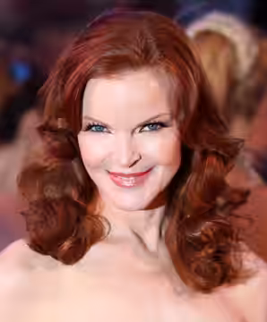 Life Ball 2014: Marcia Cross on the red carpet on the square in front of the Rathaus (Town Hall) of Vienna, Austria.