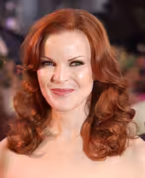 Life Ball 2014: Marcia Cross on the red carpet on the square in front of the Rathaus (Town Hall) of Vienna, Austria.