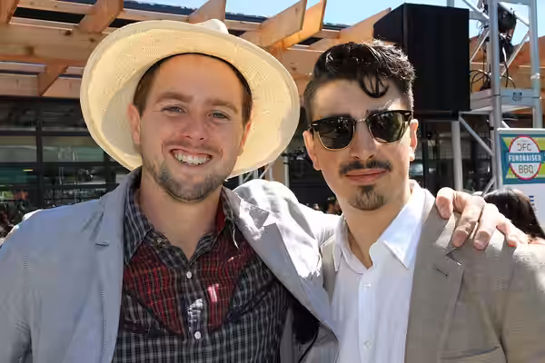 2014 Cineplex Entertainment Film Program (Producers' Lab) resident Brendan Brady and 2014 Cineplex Entertainment Film Program (Directors' Lab) resident Mike Maz
