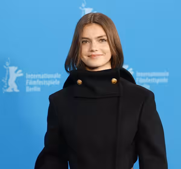 Florence Hunt at Berlinale 2026 in Berlin, Germany
