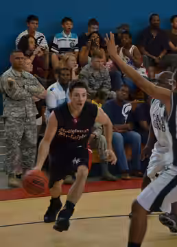 Hollywood Knights vs. Camp Darby A celebrity Basketball team consisting of Hollywood actors: Nicholas Braun, Ryan Eggold, Hill Harper, Josh Henderson, Robbie Jo (2011)