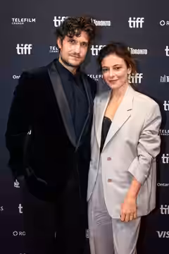 Louis Garrel and Jasmine Trinca at the screening of It Will Happen Tonight at the 2026 Toronto International Film Festival.