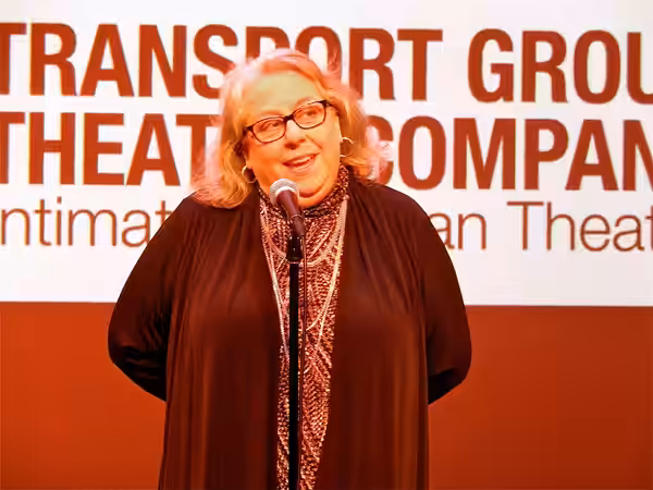 American actress Jayne Houdyshell at 'Gimme A Break!' Transport Group Gala 2013. The Asia Society. NYC. 12.9.13.