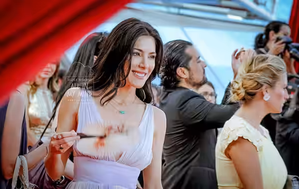 British actress Jaime Murray in 54° Monte Carlo Television Festival (2014)