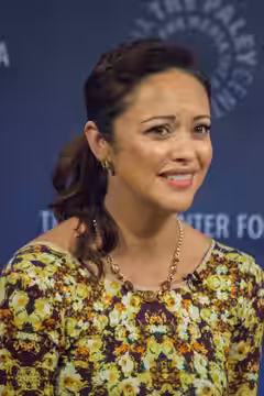 Actress Marisa Ramirez at the New York PaleyFest 2014 for the TV show "Blue Bloods"