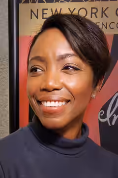 Heather Headley at a press event for "Into the Woods," 2022