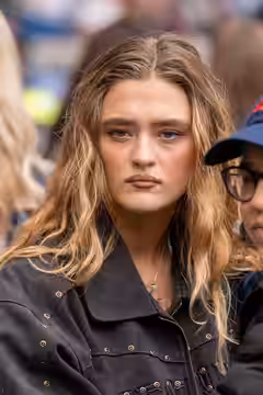 Lizzy Greene during the US Women's Soccer Team vs Colombia at the SheBelieves Cup on March 7, 2026