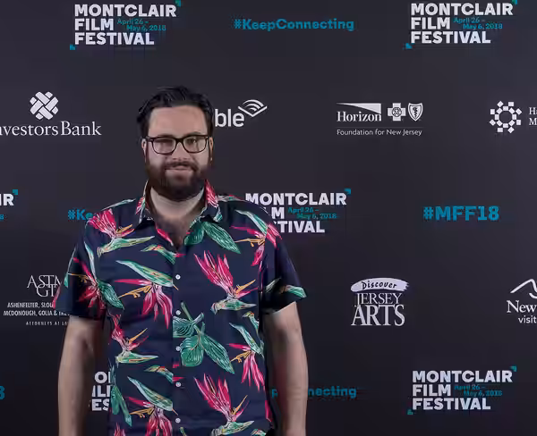 Brett Haley at the premiere of Hearts Beat Loud during the Montclair Film Festival 2018.
