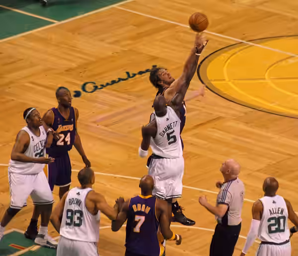 Celtics Lakers 2008 Another Jump Ball
