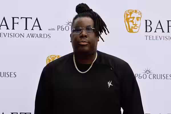 Hammed Animashaun at the TV BAFTA red carpet 2026
