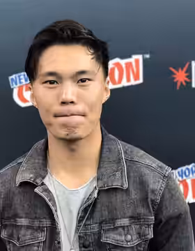 Australian actor John Kim at the Electric Entertainment Press Room, where the TV series The Librarians and the film Bad Samaritan were being promoted, on Thursd (2017)