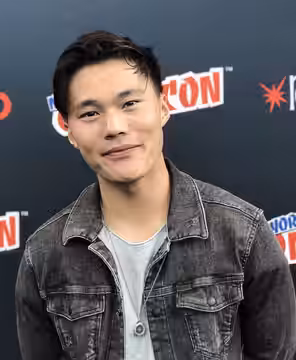 Australian actor John Kim at the Electric Entertainment Press Room, where the TV series The Librarians and the film Bad Samaritan were being promoted, on Thursd (2017)