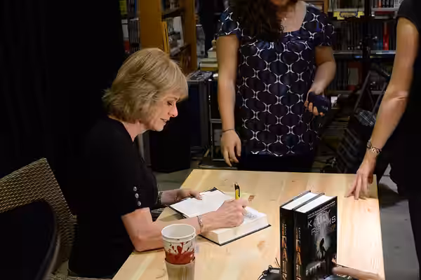 Kathy Reichs at Virals book signing event. Location: Indigo Yonge &amp; Eglinton, Toronto (2010)
