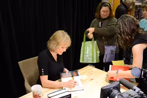 Kathy Reichs at Virals book signing event. Location: Indigo Yonge &amp; Eglinton, Toronto (2010)