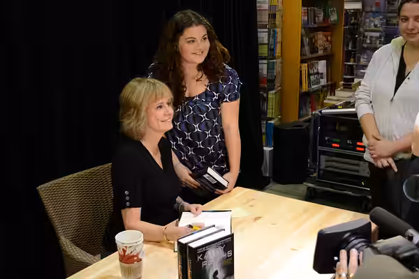 Kathy Reichs at Virals book signing event. Location: Indigo Yonge &amp; Eglinton, Toronto (2010)