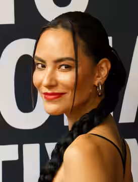 Jessica Matten at the 2024 Toronto International Film Festival (TIFF) for the movie Rez Ball.