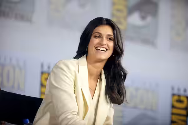 Anya Chalotra speaking at the 2019 San Diego Comic Con International, for "The Witcher", at the San Diego Convention Center in San Diego, California. Please att