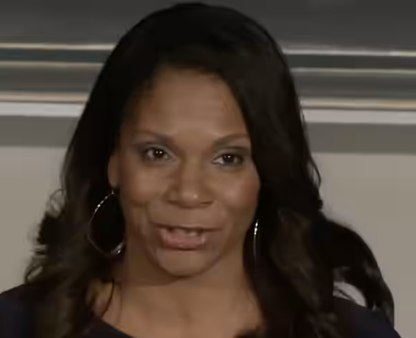 Audra McDonald speaking at the 2018 McDermott Award Public Presentation