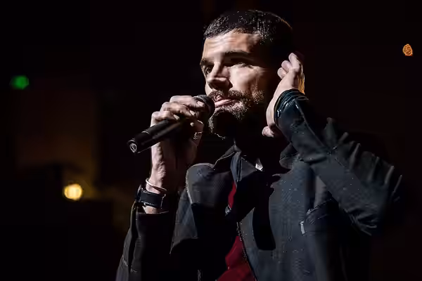 For King &amp; Country performing live at Christian radio station 95.9 FM The Fish's Christmas Concert, at the Honda Center in Anaheim, California, on Friday, D (2016)