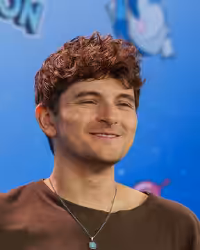 Blake Roman, voice actor, at GalaxyCon Nashville in Nashville, TN in May 2026