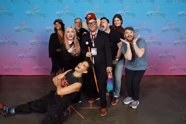 GalaxyCon Richmond in 2025 - Helluva Boss cast