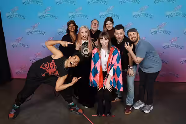 GalaxyCon Richmond in 2025 - Helluva Boss cast