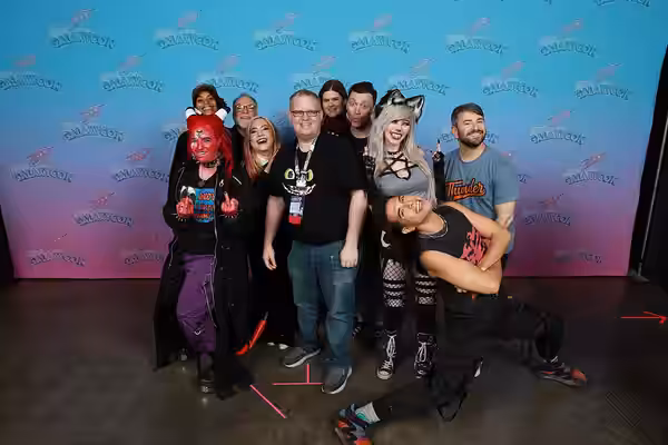 GalaxyCon Richmond in 2025 - Helluva Boss cast