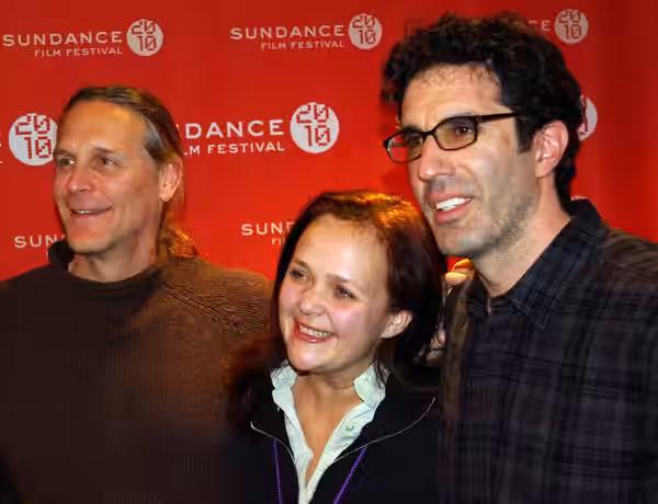 Gorskaya with Blitz and Welch at the 2010 Sundance Film Festival.