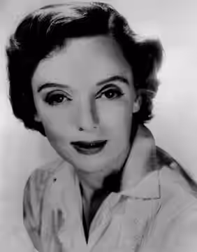 Photo of actress Barbara Baxley from a guest appearance on Alfred Hitchcock Presents. (1960)