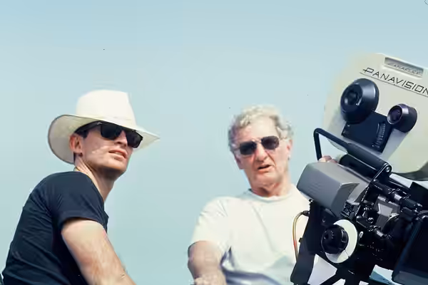 Joel Hershman (Director) and Kent L. Wakeford (Cinematographer) on the set of Hold Me, Thrill Me, Kiss Me in 1992 (2013)