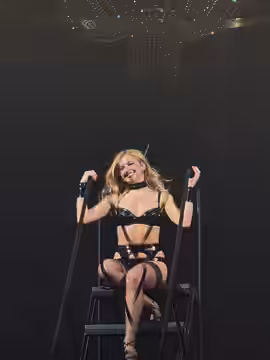 Addison Rae on The Addison Tour at the Coca-Cola Coliseum in Toronto performing "Summer Forever" (2025)