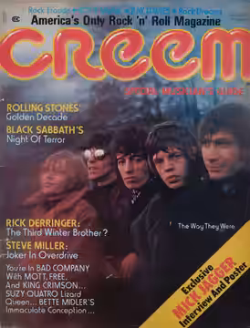 Creem Magazine July 1974 cover featuring The Rolling Stones
