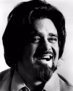 Photo of disc jockey Wolfman Jack. (1973)