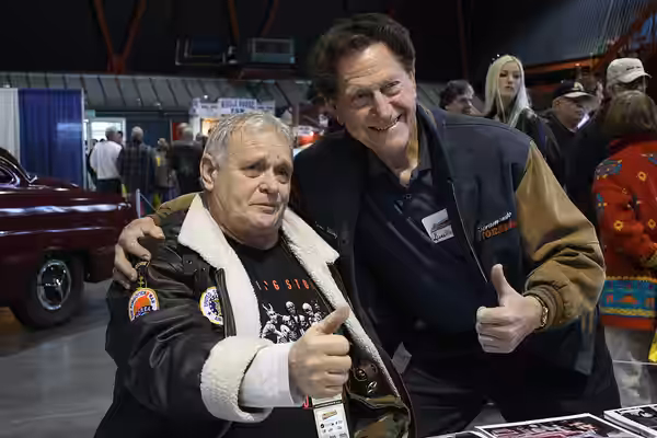 American Graffiti actor Bo Hopkins at the 2009 Sacramento Autorama.