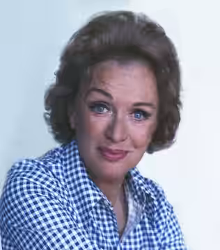 Eve Arden taken in California at her home. (1973)
