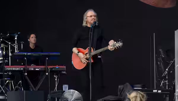 Sir Barry Alan Crompton Gibb, CBE is a British-American singer, songwriter, musician and producer. He rose to fame in the company of his brothers, the twins Rob (2017)