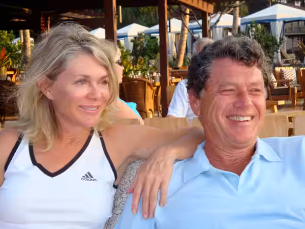 Denise and her husband, Bill, vacationing in Hawaii. (2009)
