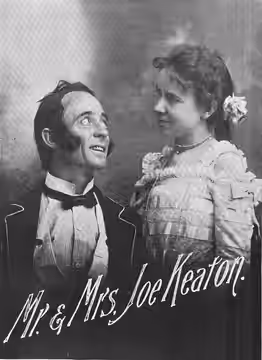 Vaudeville couple Mr. &amp; Mrs. Joe Keaton (Joe and Myra Keaton) (1899)