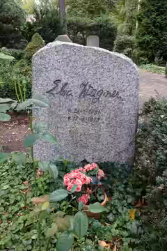 Grave of German actress Elsa Wagner in Friedhof Dahlem in Berlin-Dahlem (2018)