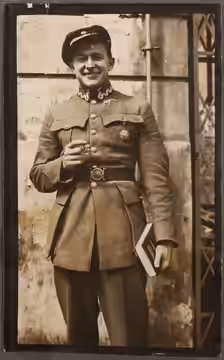 Merian C. Cooper during the time of the Kościuszko squadron. MSS P 2008 835, Merian C. Cooper photographs, L. Tom Perry Special Collections, Brigham Young Unive (1920)